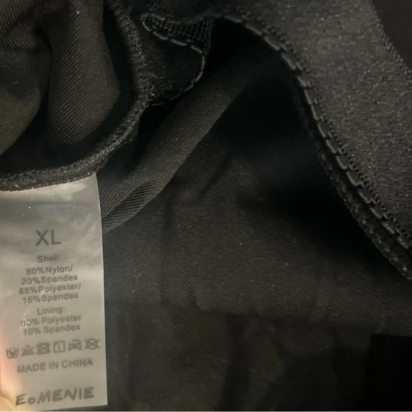 Eomenie Tankini Two Piece Tummy Control High Waist Full Coverage Slim XL Leopard - Picture 8 of 9